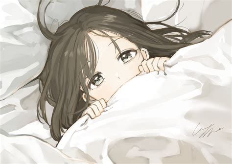 blanket sweater anime girl.